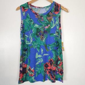 RACHEL Rachel Roy NWT medium floral tank